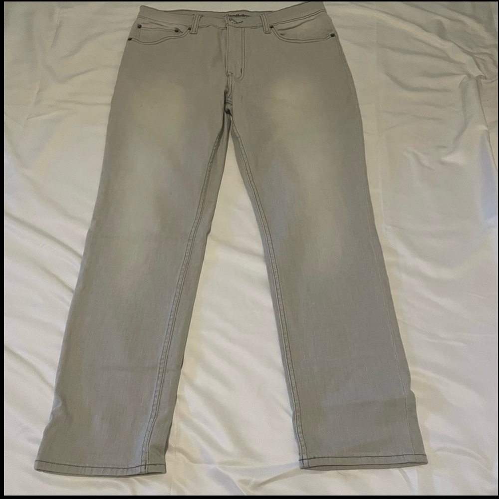 Straight leg jeans